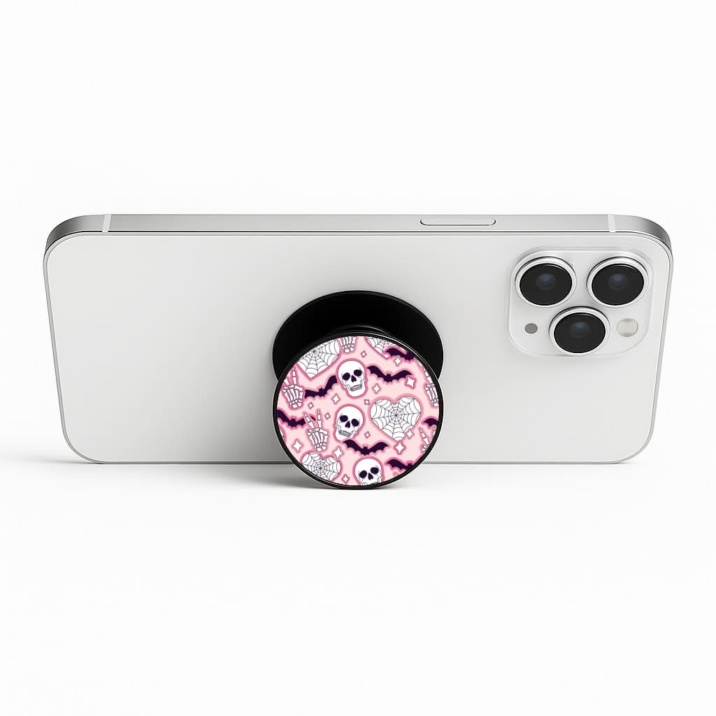 Cute Halloween Stickers Pattern Phone Stand