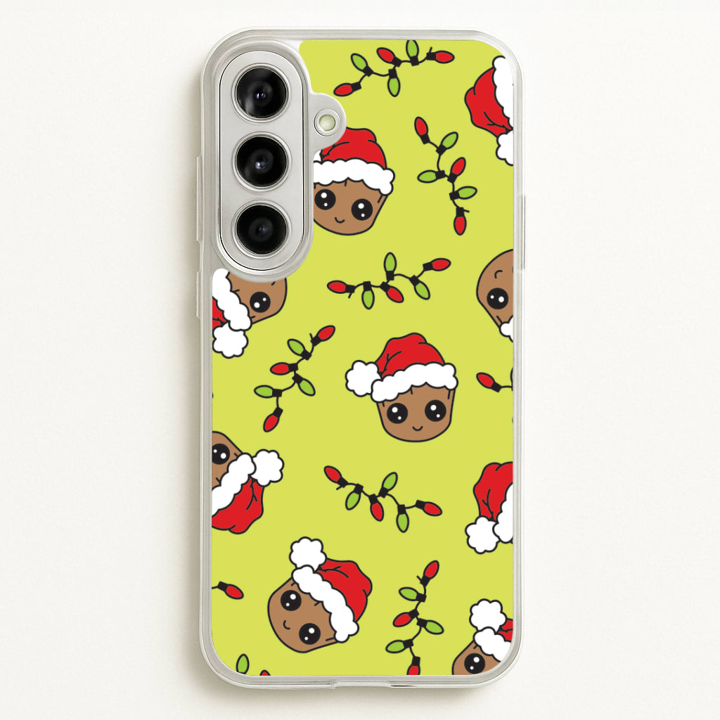 Christmas Tree Hero Pattern Galaxy A56 Case