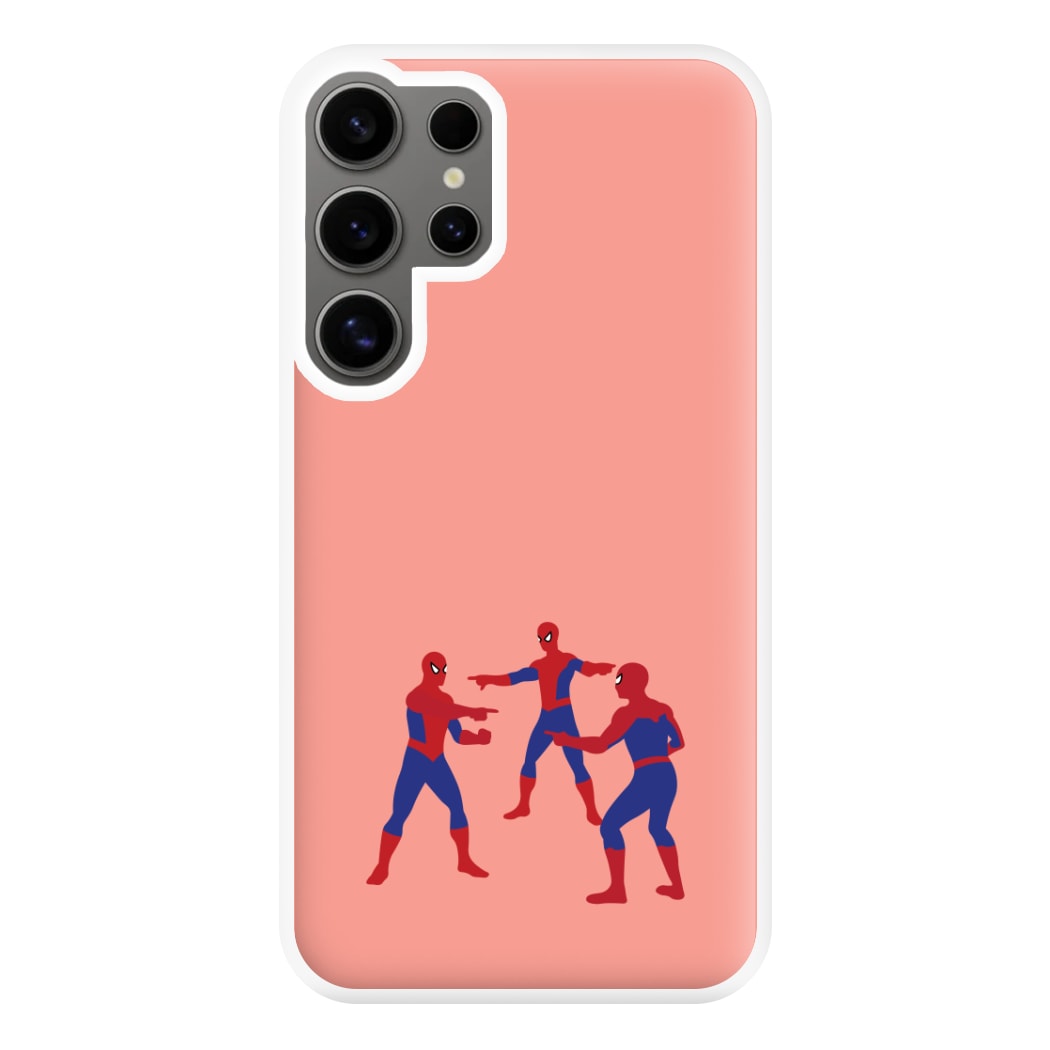 Spider Hero Pointing Meme Galaxy S24 Ultra Case