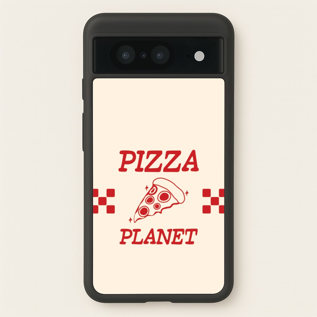 Retro Pizza Planet Google Pixel 8 Case