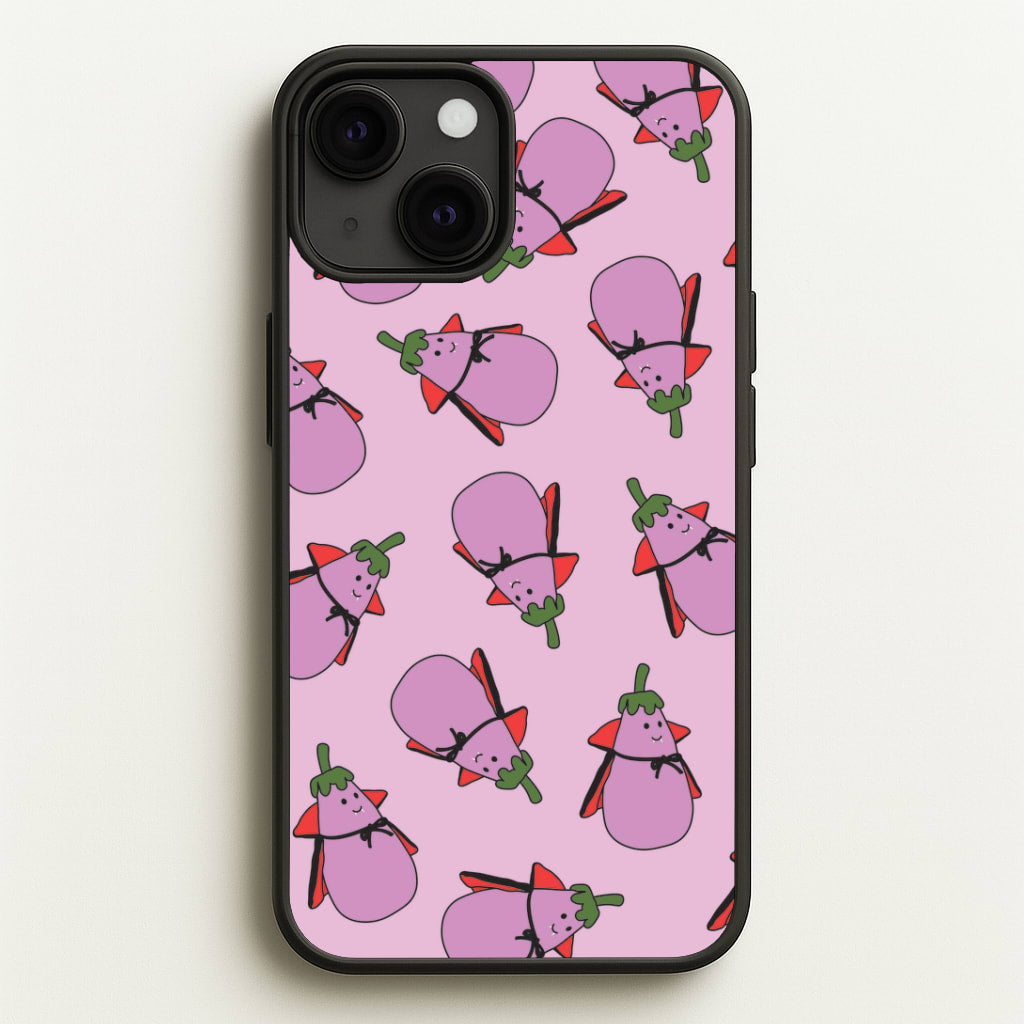 Vampire Vegetable Pattern - Halloween iPhone 13 Case