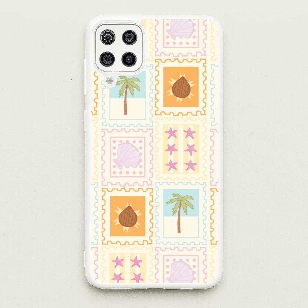 Tropical Stamps Galaxy A12 Case