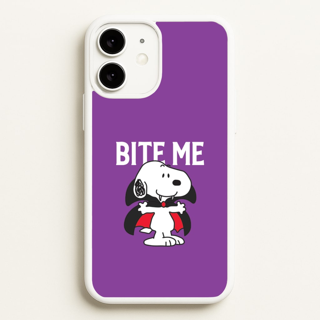 Bite Me Cartoon Beagle iPhone 11 Case