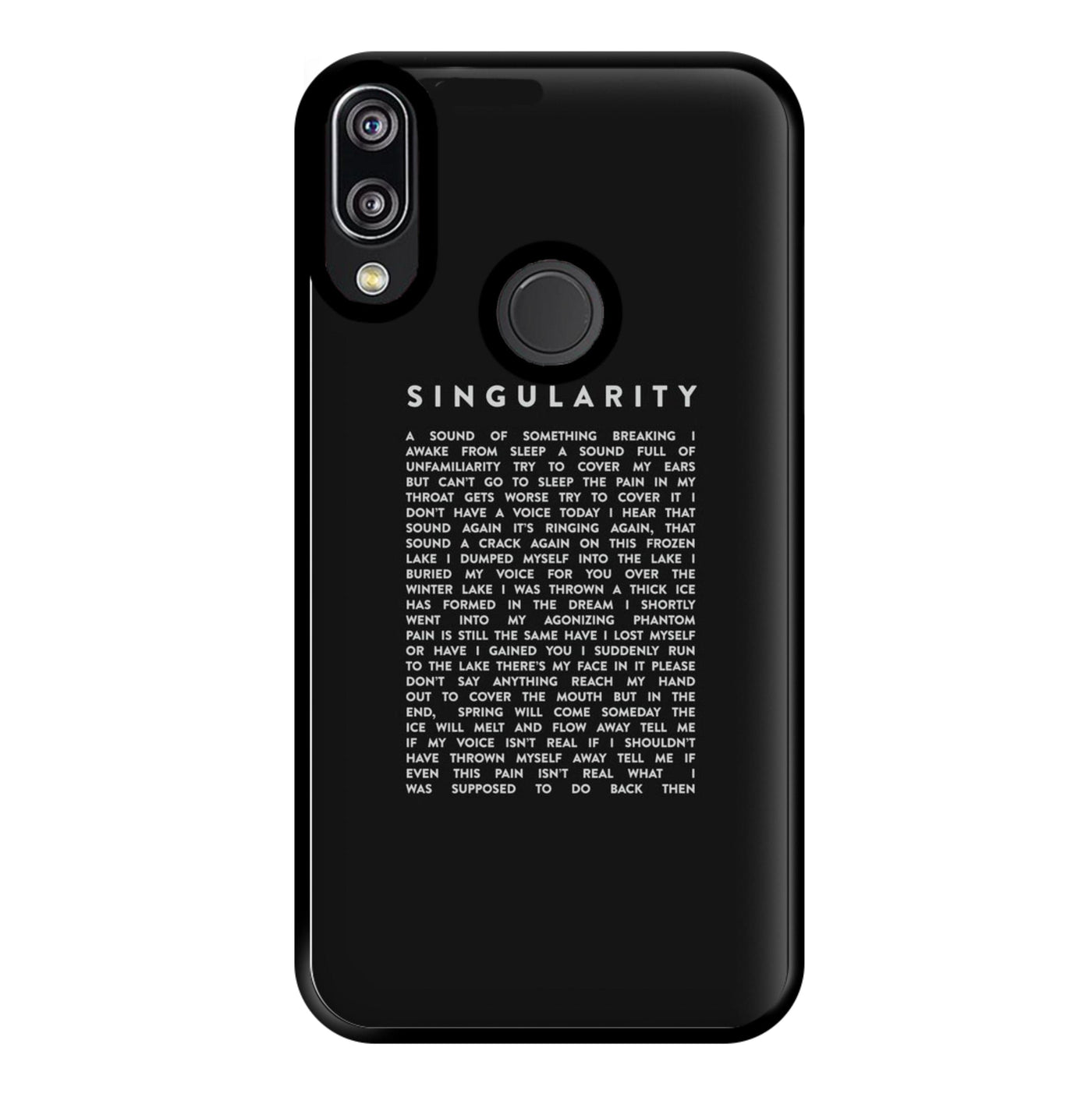 Singularity Lyrics - BTS Phone Case