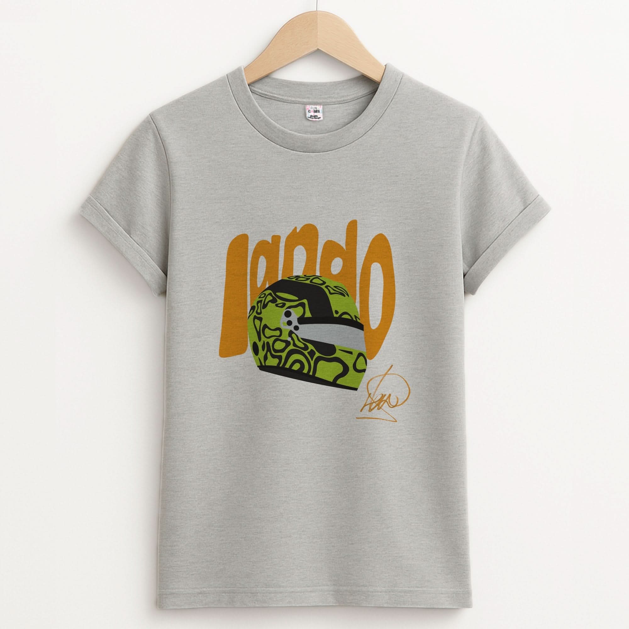 Abstract Lando Unisex Grey T-Shirt