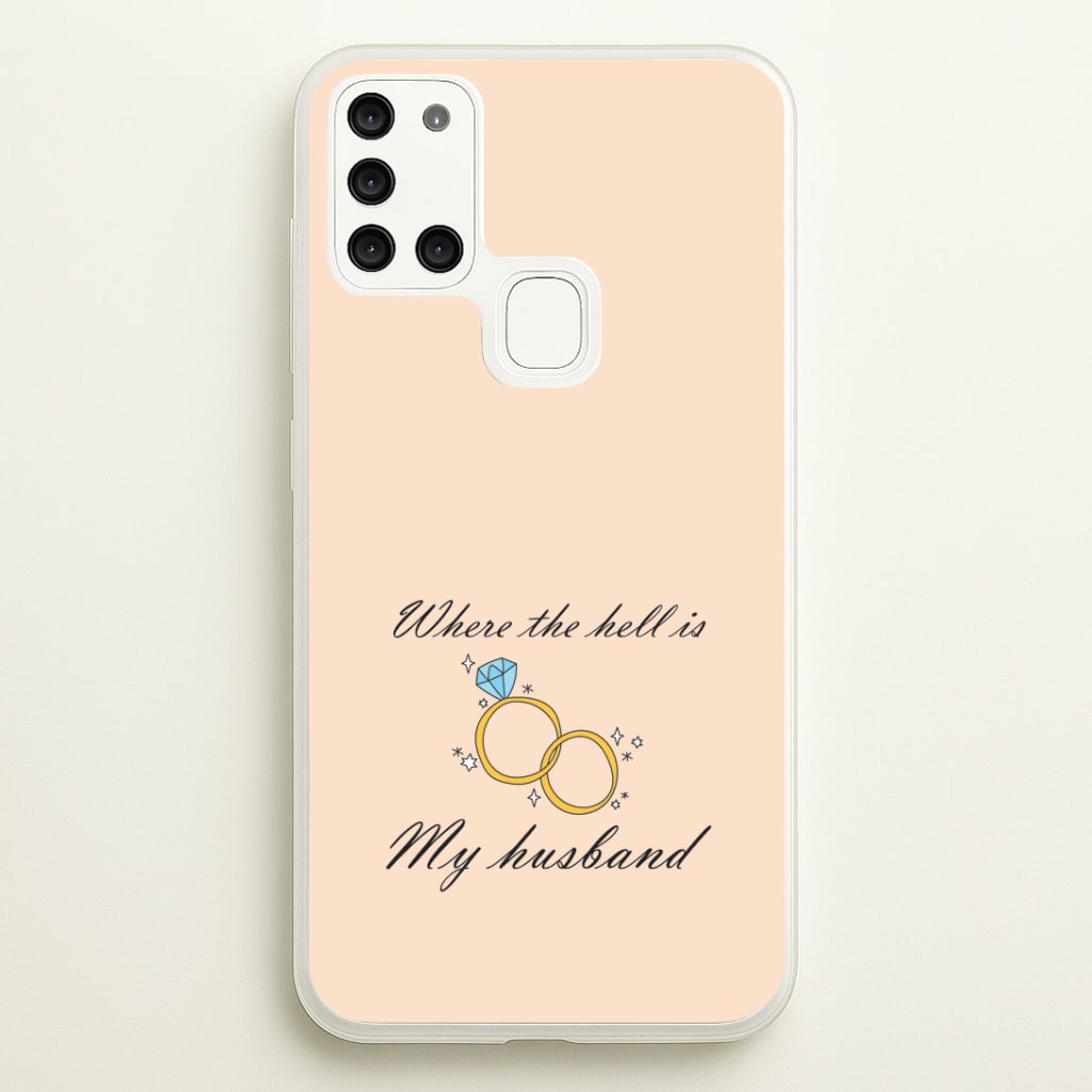 WTHIMH Cartoon Rings Galaxy A21s Case