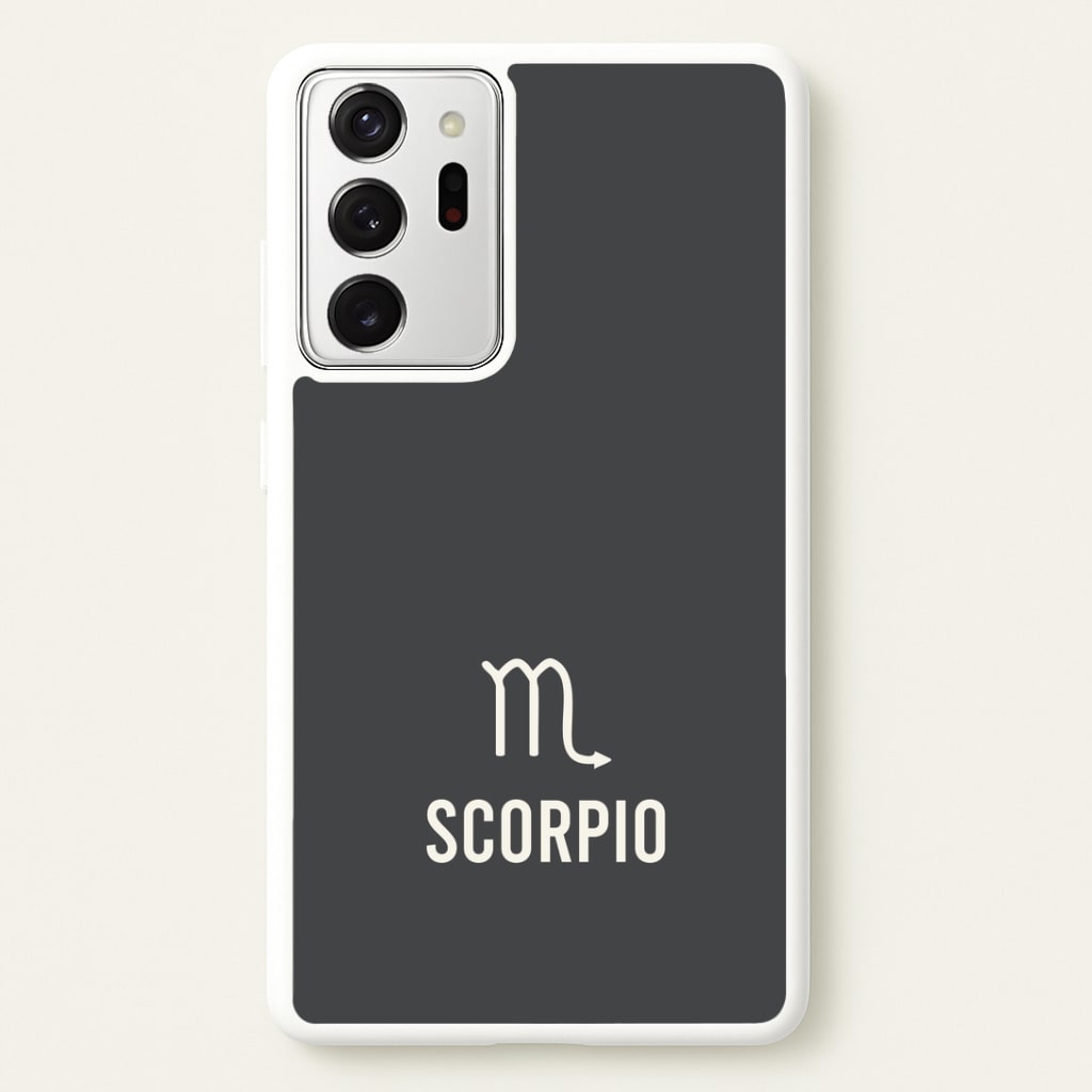 Scorpio Pastel Zodiac Galaxy Note 20 Ultra Case
