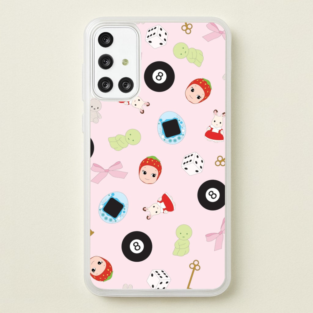 Trinkets Pattern Galaxy A71 Case