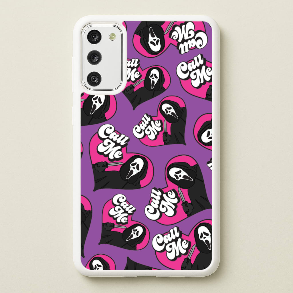 Call Me Heart Pattern Galaxy S20 Case