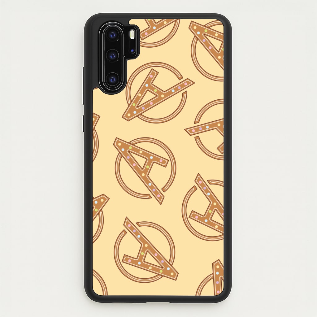 Superhero Team Gingerbread Pattern Huawei P30 Pro Case
