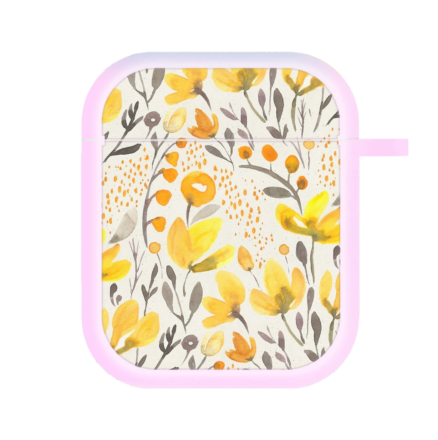 Yellow Field Floral AirPods Case