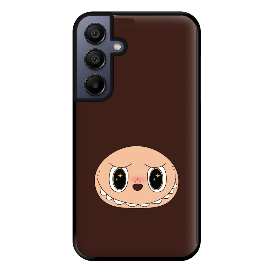 Cute Brown Monster Face Galaxy A16 Case