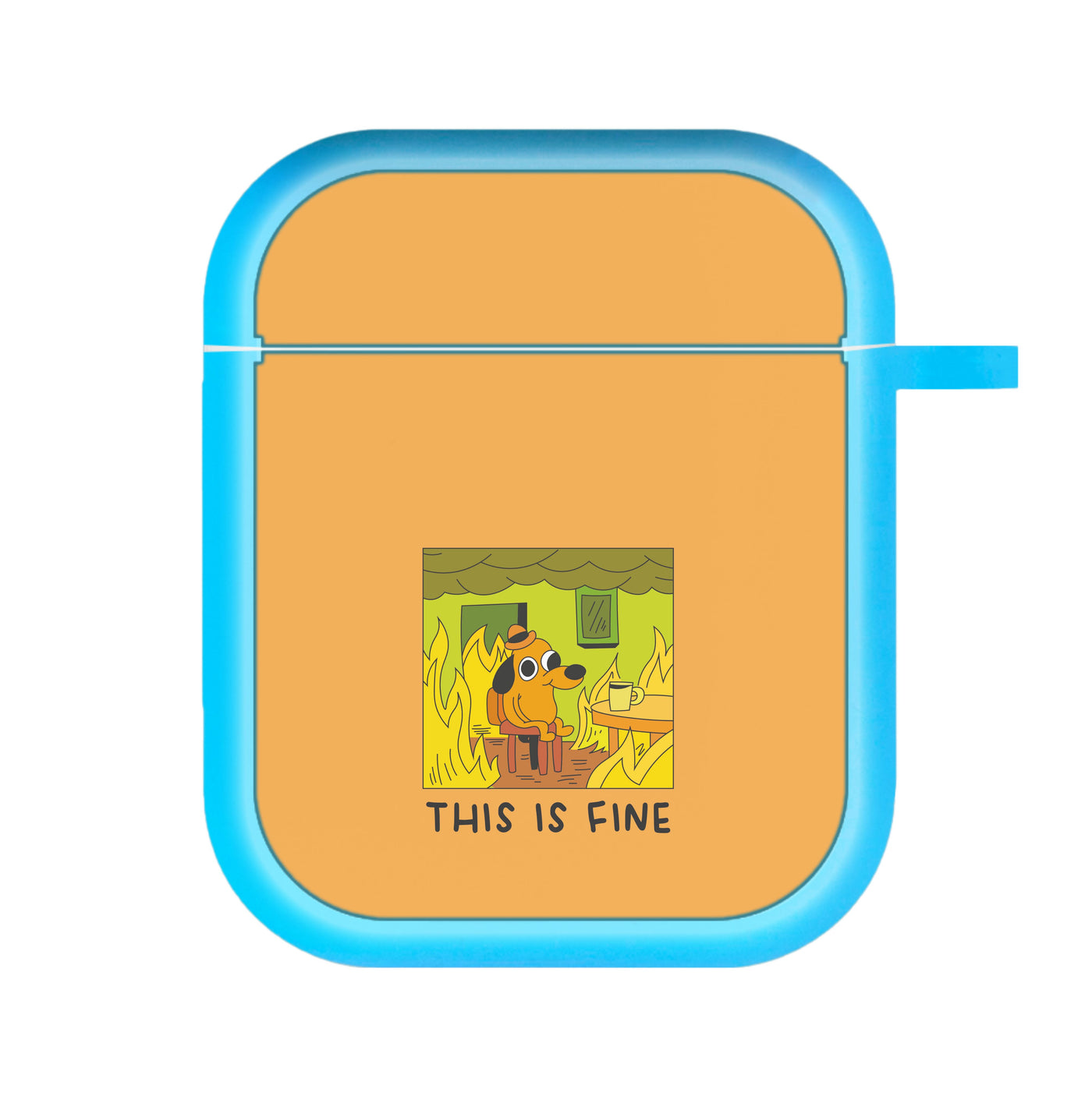 This Is Fine - Memes AirPods Case