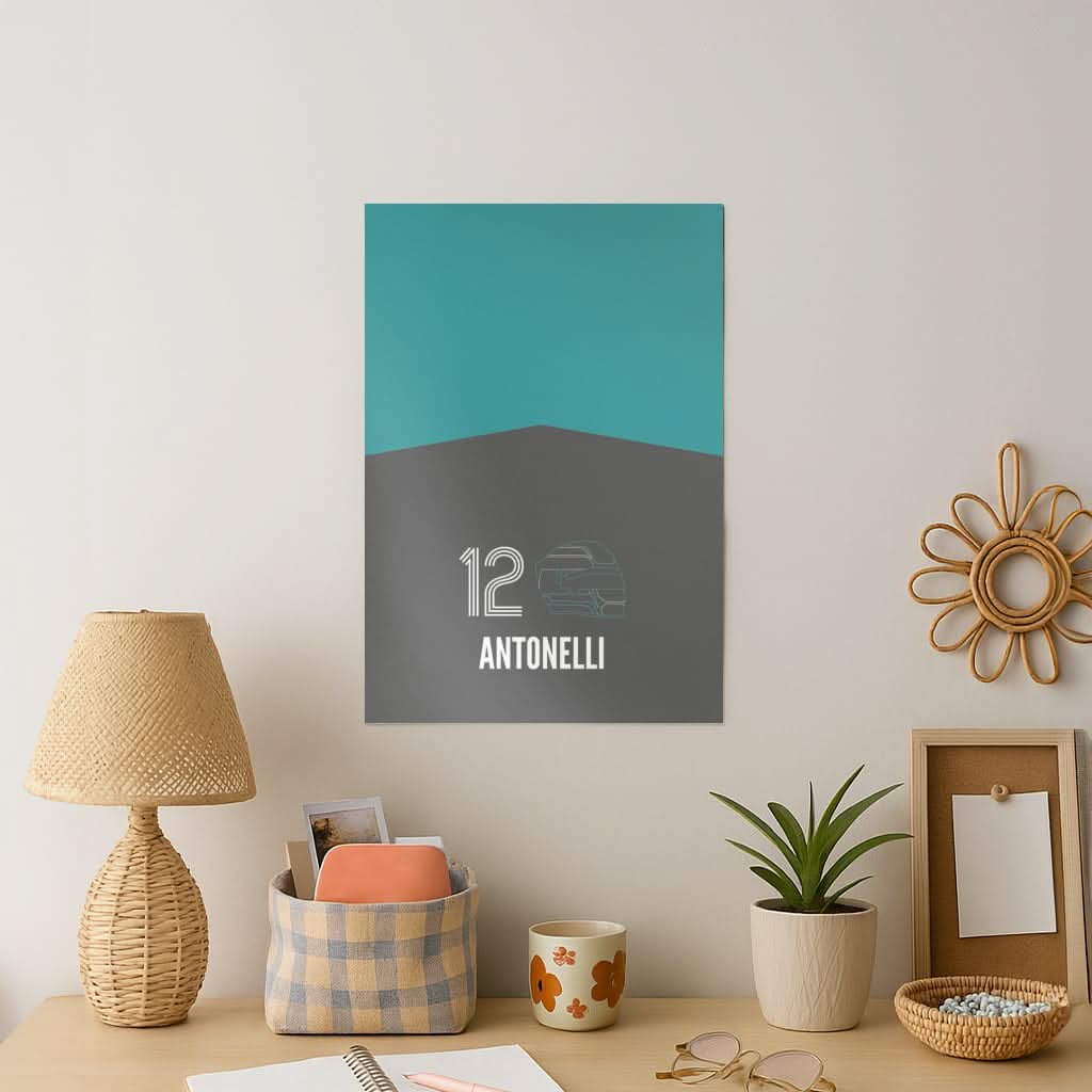 Antonelli Helmet 2026 Art Print