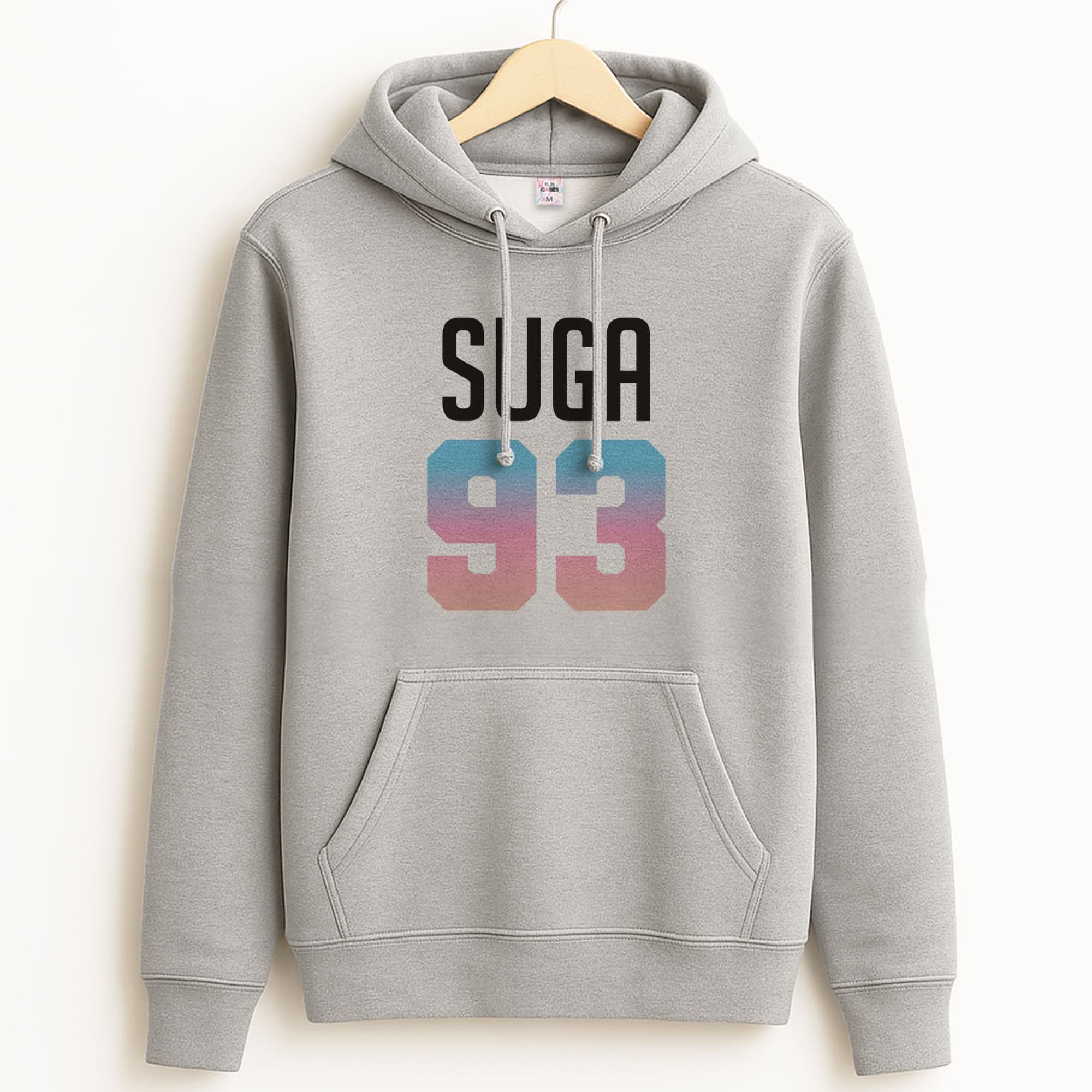 Suga 93 Unisex Grey Hoodie
