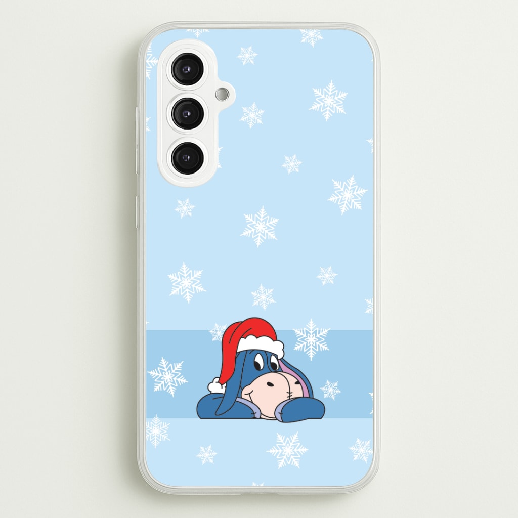 Cartoon Donkey Snowflakes Galaxy S23FE Case
