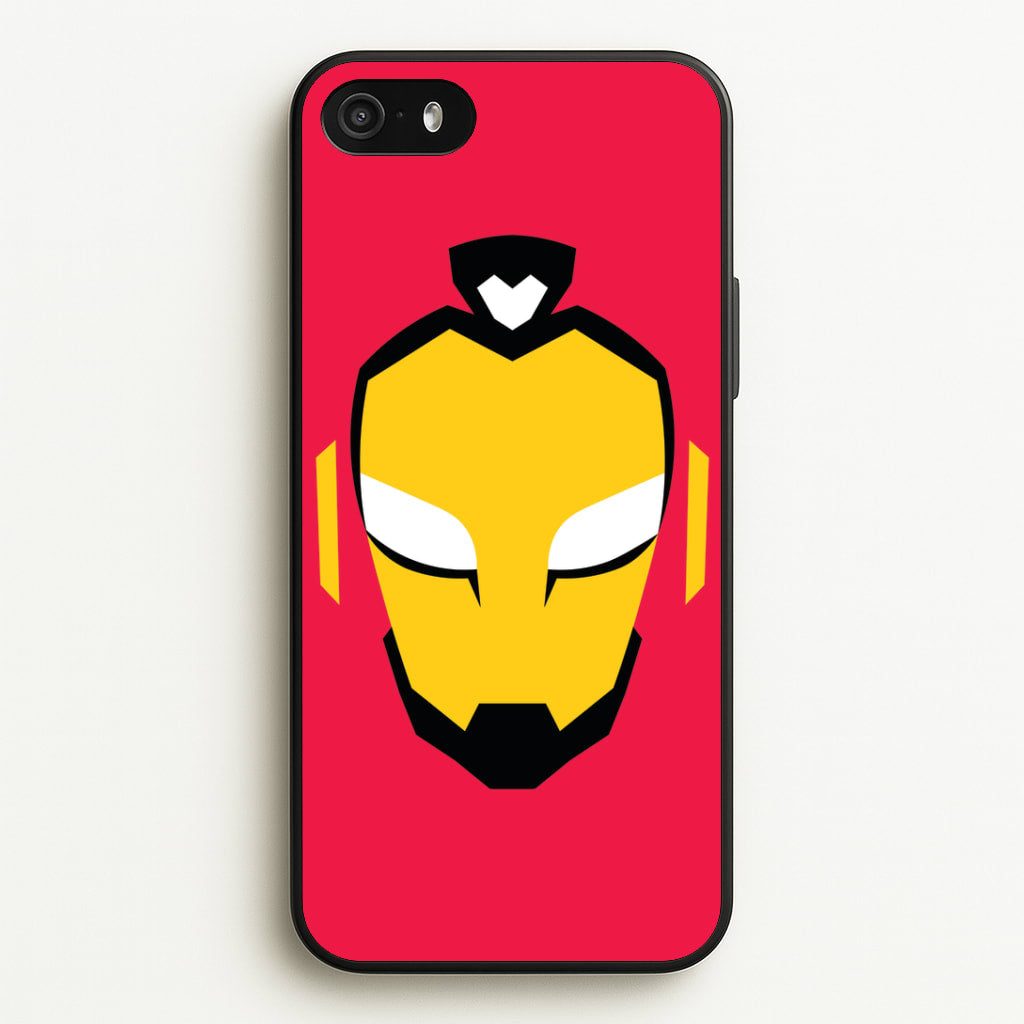 Metal Heart Hero Face iPhone 5 / 5s / SE 2016 Case