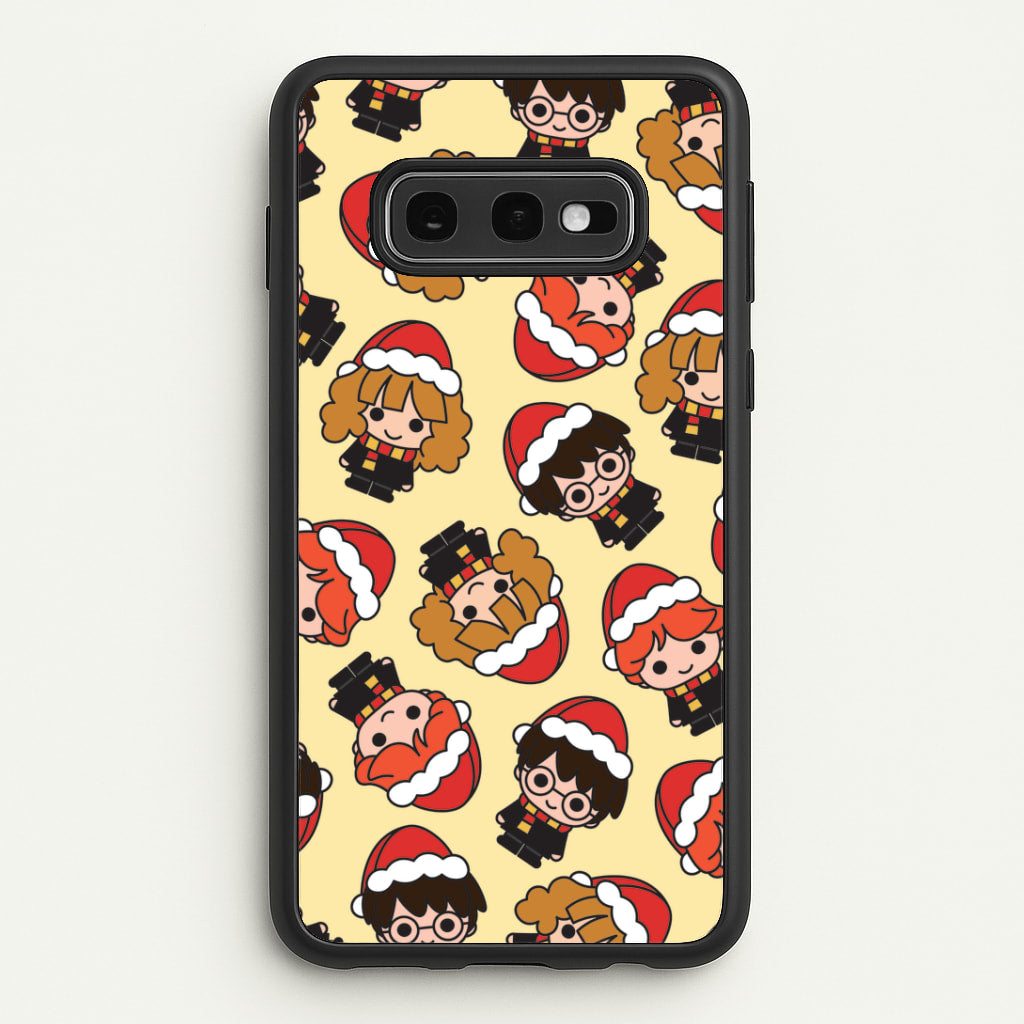 Wizards With Christmas Hats Pattern Galaxy S10e Case