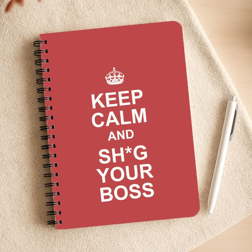 Keep Calm With Your Boss Notepad