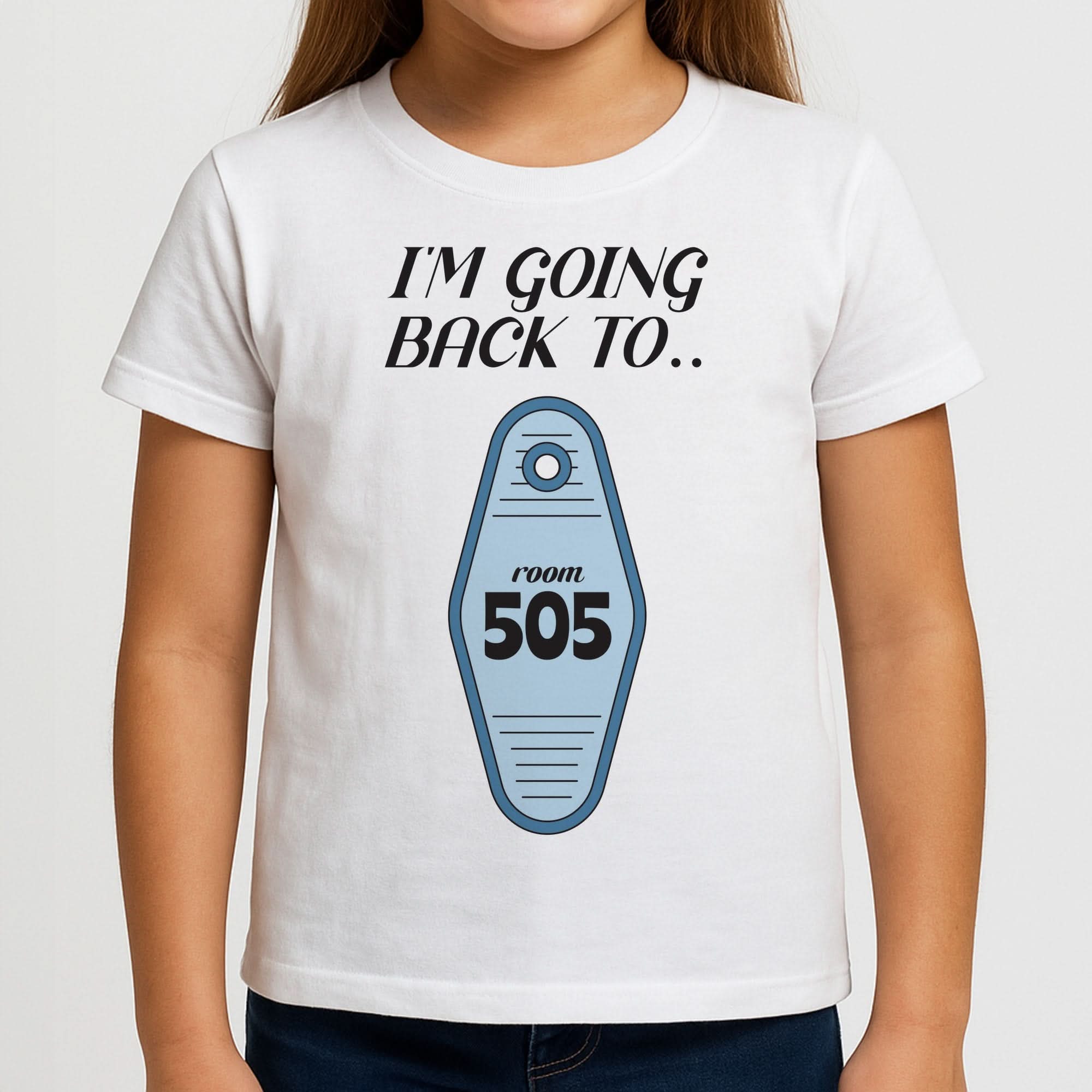 I'm Going Back To 505 Keyring Girls T-Shirt