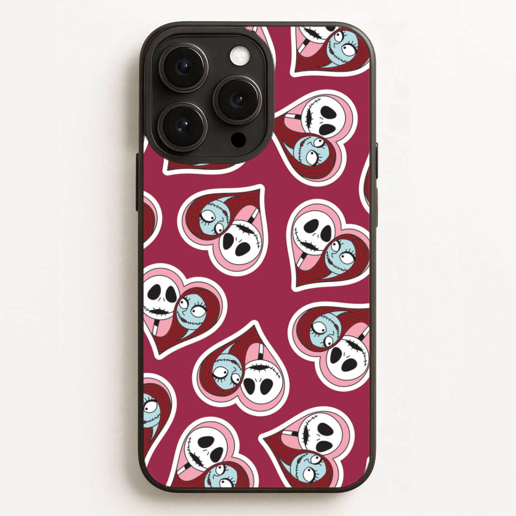 J And S Heart Pattern Phone Case for Apple iPhone, Samsung Galaxy, Huawei and Google Pixel
