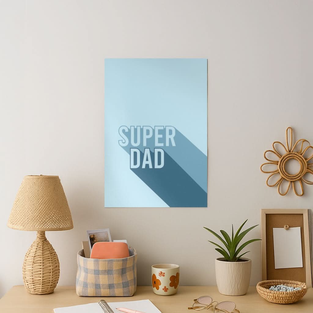Super Dad Title Art Print