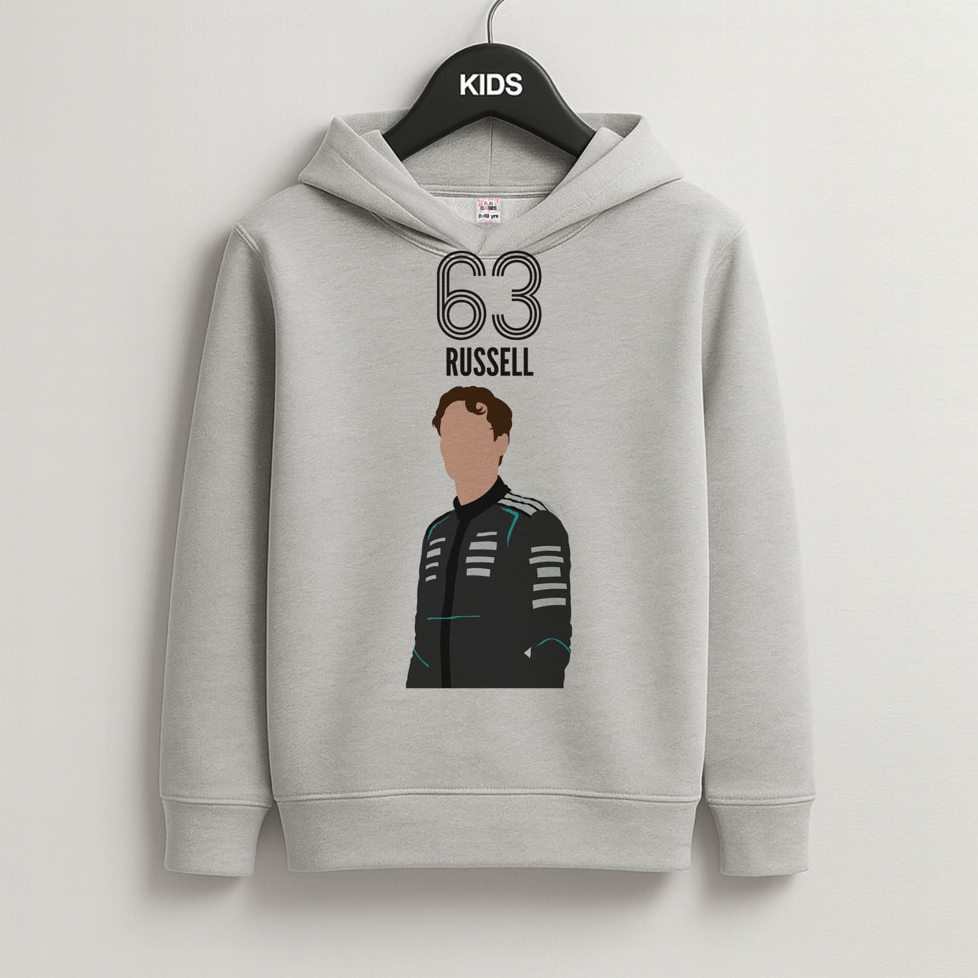Russell 2026 Grey Kids Hoodie