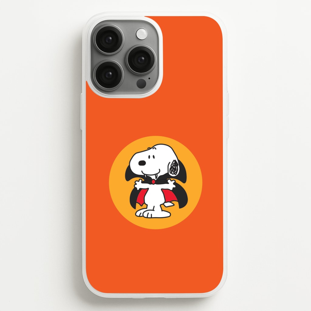Cartoon Beagle Vampire iPhone 13 Pro Max Case