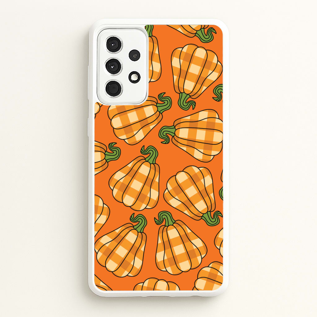Tartan Pumpkins Pattern Galaxy A52 / A52s Case