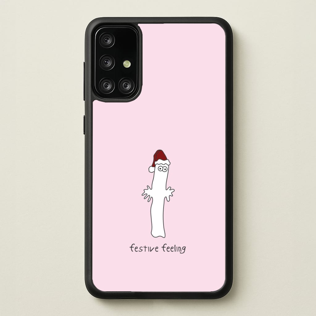 Festive Feeling Wiggly Moom Galaxy A71 Case