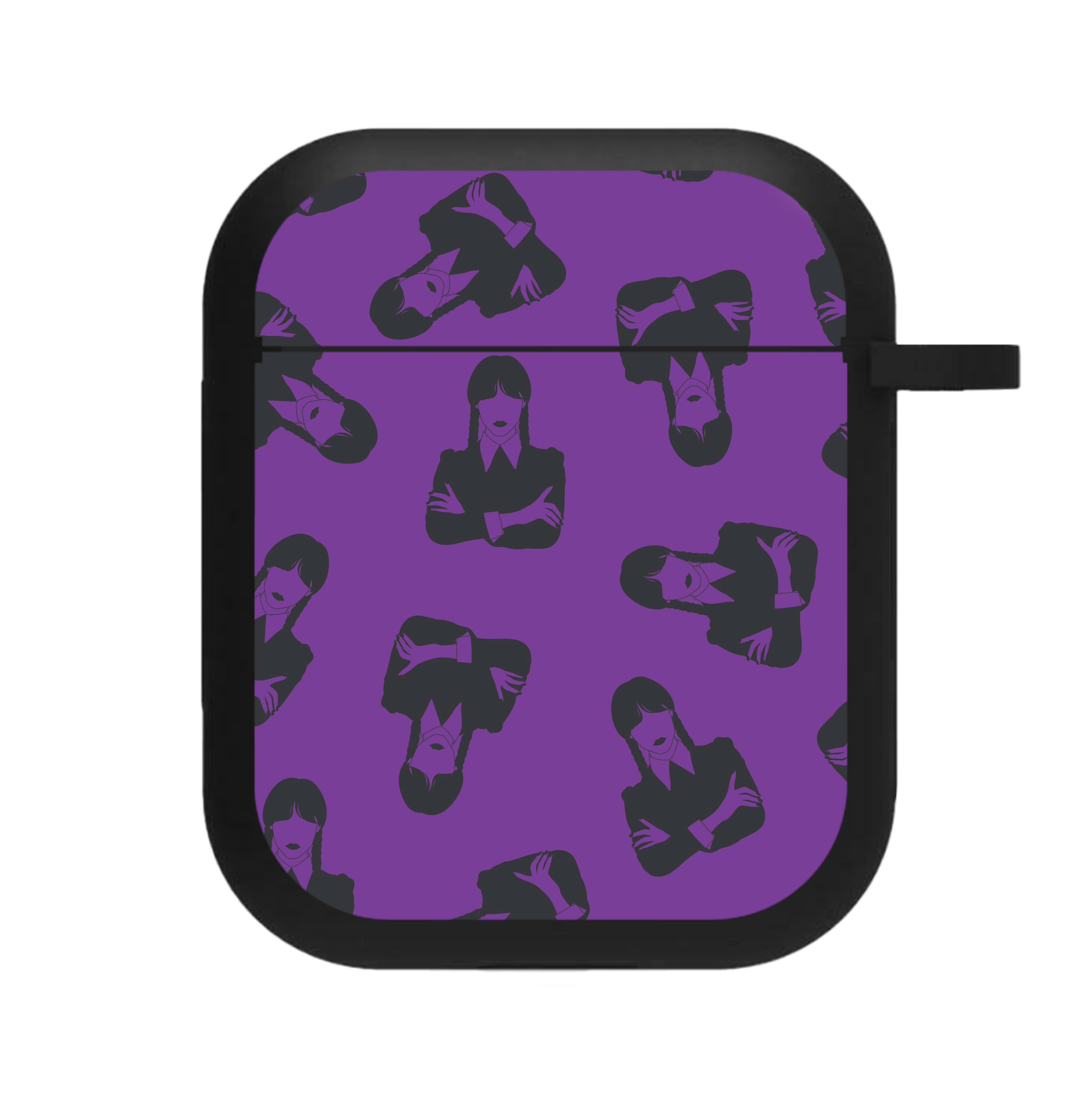 Addams Pattern AirPods Case