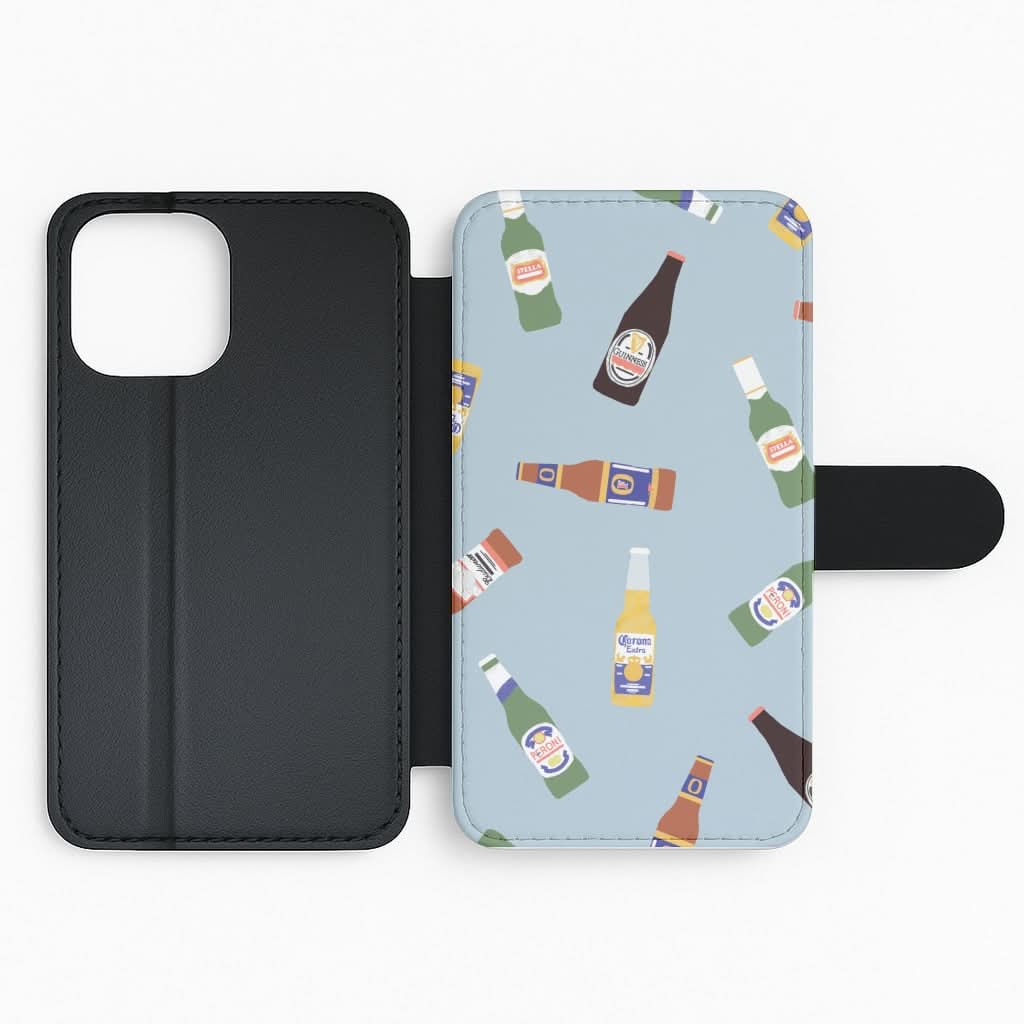 Lager Pattern Flip Phone Case