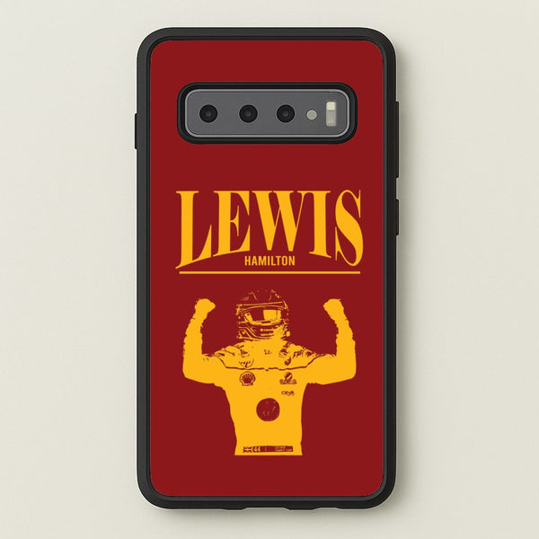 Lewis Red And Gold Galaxy S10 Case