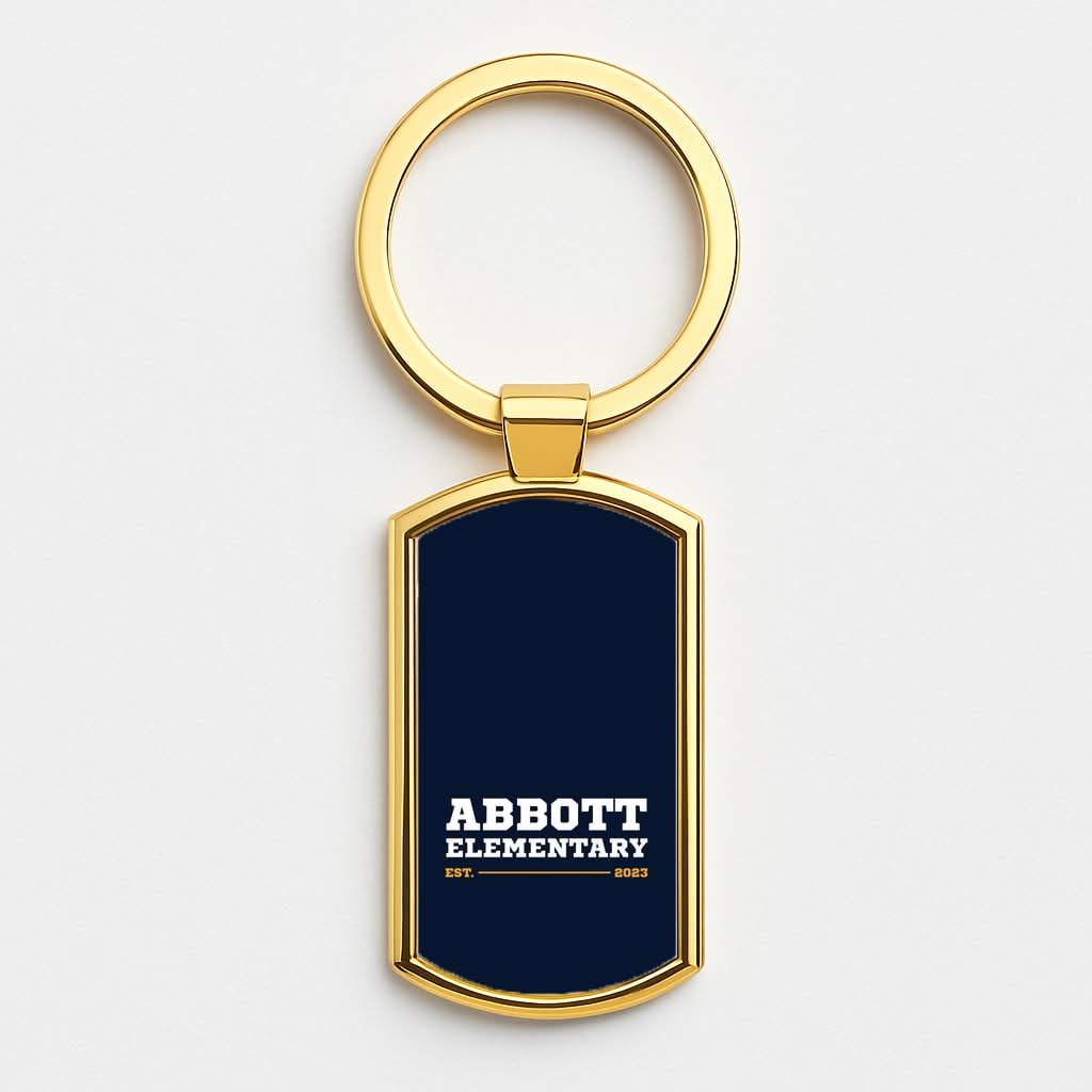 Elementary Sports Top Gold Keyring