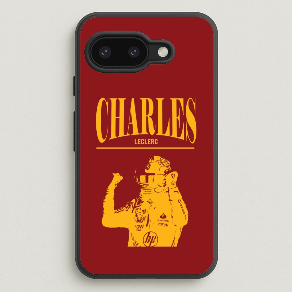 Charles Red And Gold Google Pixel 9a Case