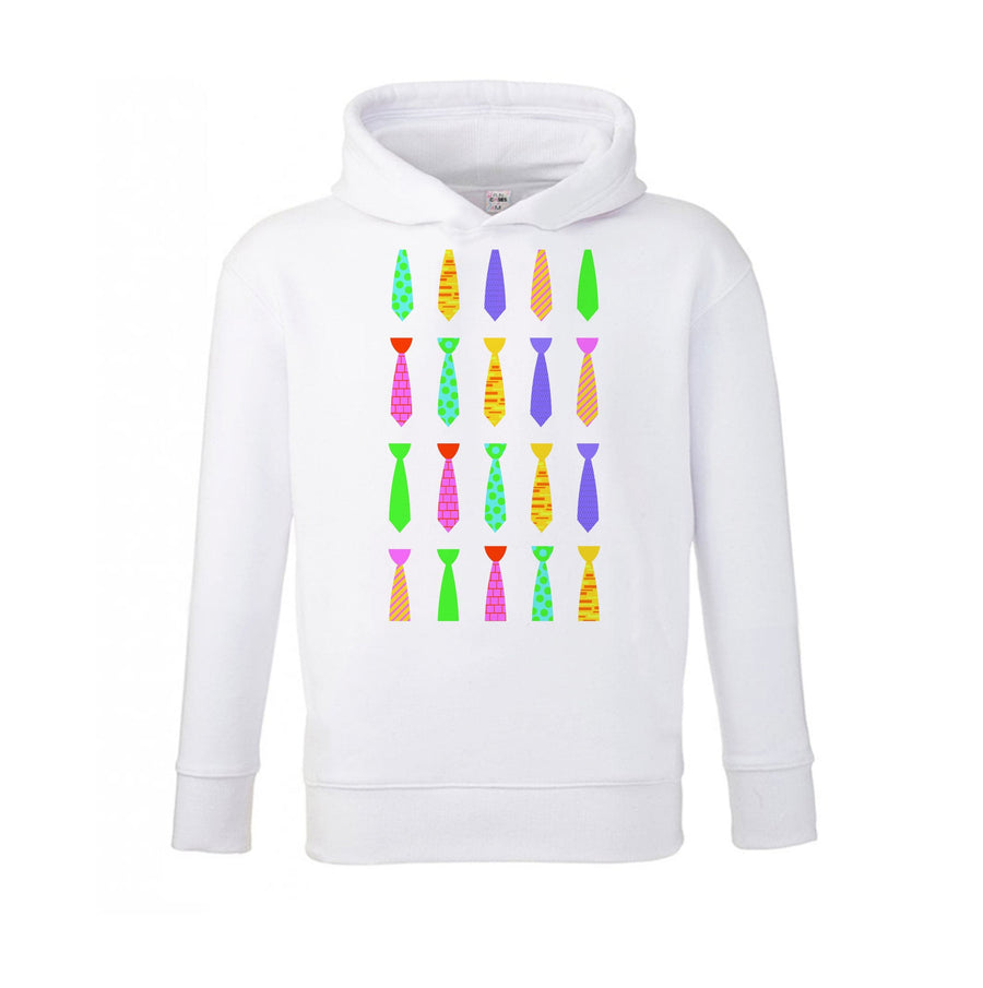 Tie Collage - Personalised Father's Day Kids Hoodie