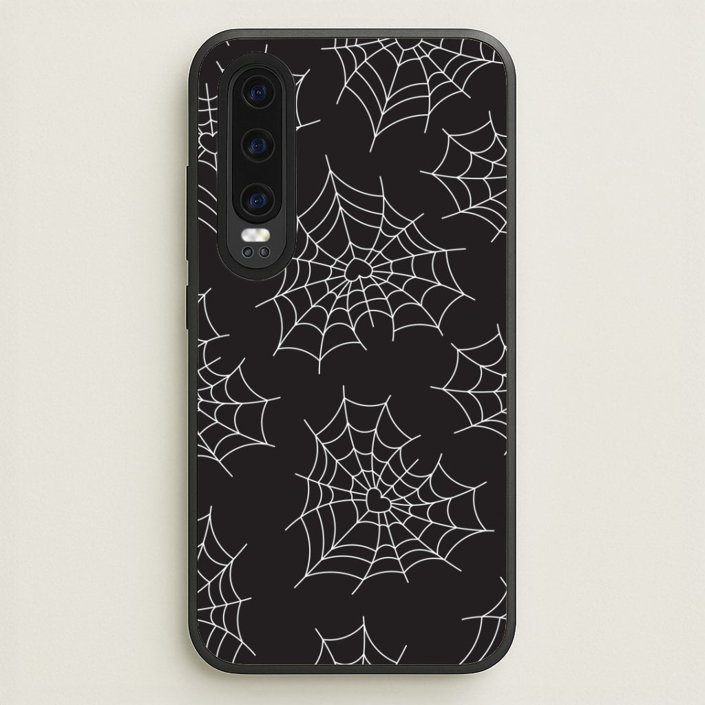 Spiderweb Hearts Pattern Huawei P30 Case