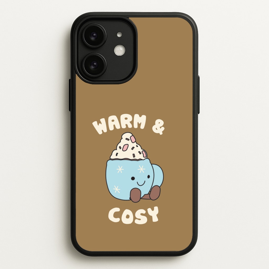 Hot Cocoa Plush Quote iPhone 11 Case
