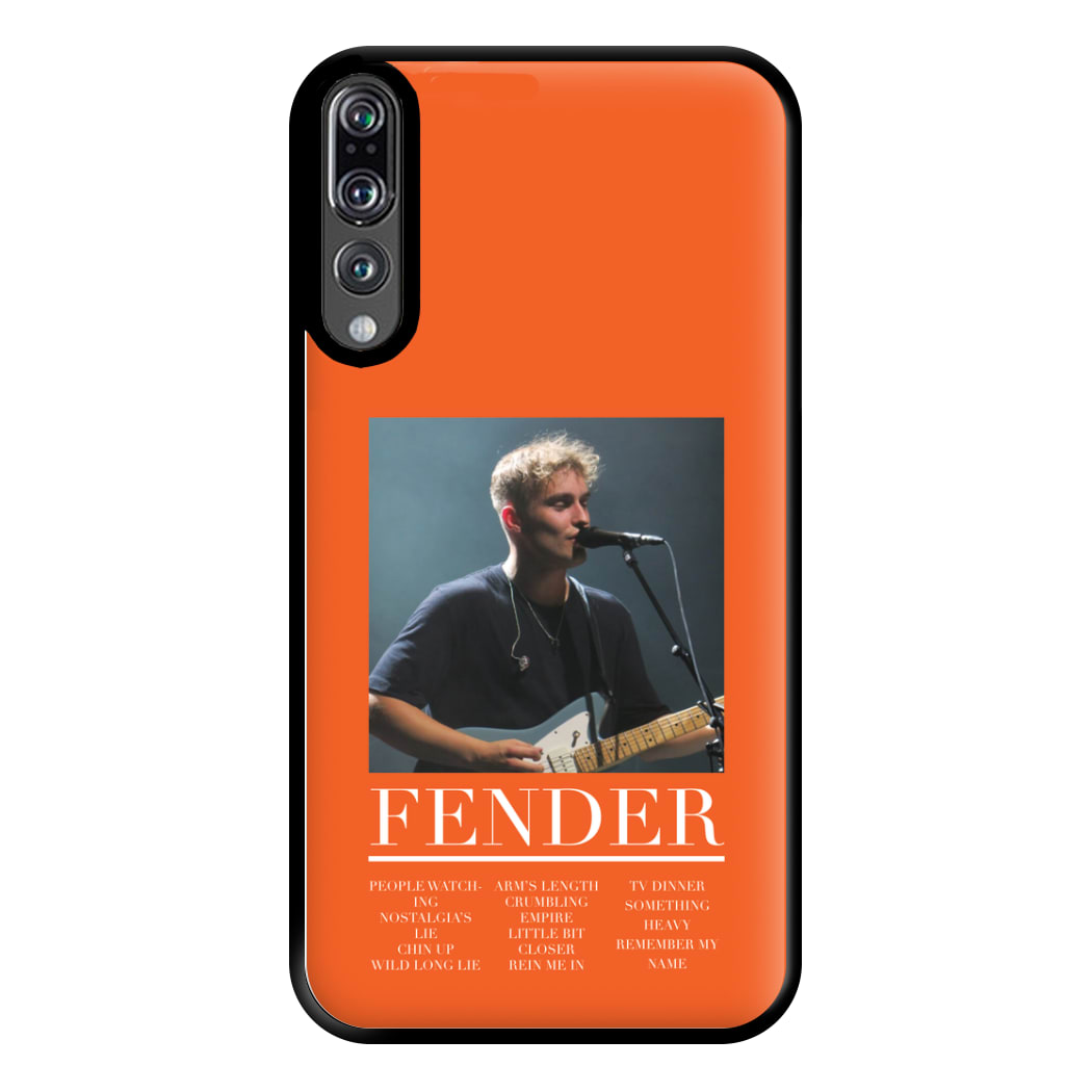 Fender Orange Song List Huawei P20 Pro Case