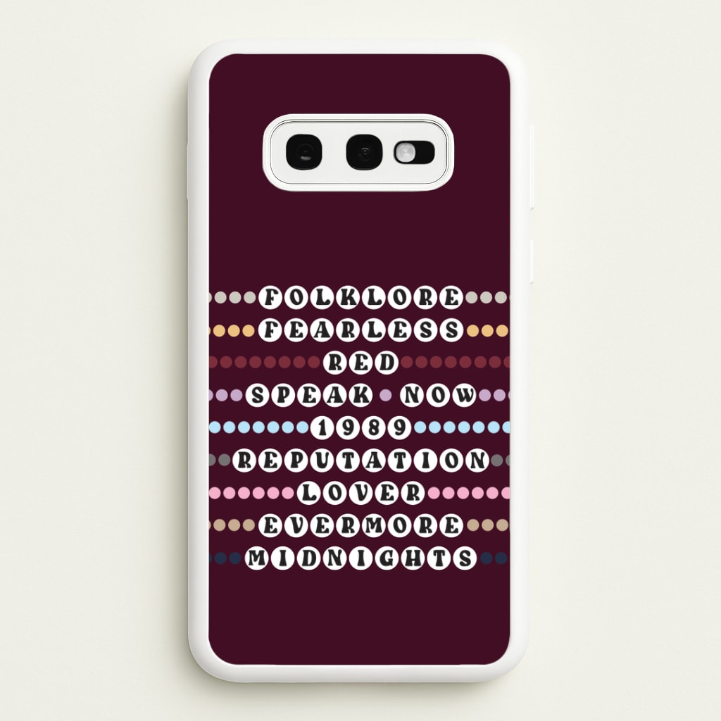 Concert Bracelets Galaxy S10e Case