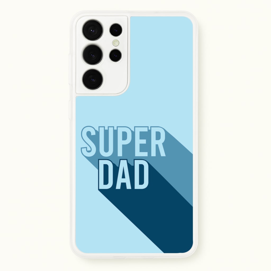 Super Dad Title Galaxy S21 Ultra Case