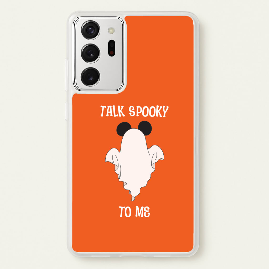 Talk Spooky To Me Mouse Ghost Galaxy Note 20 Ultra Case
