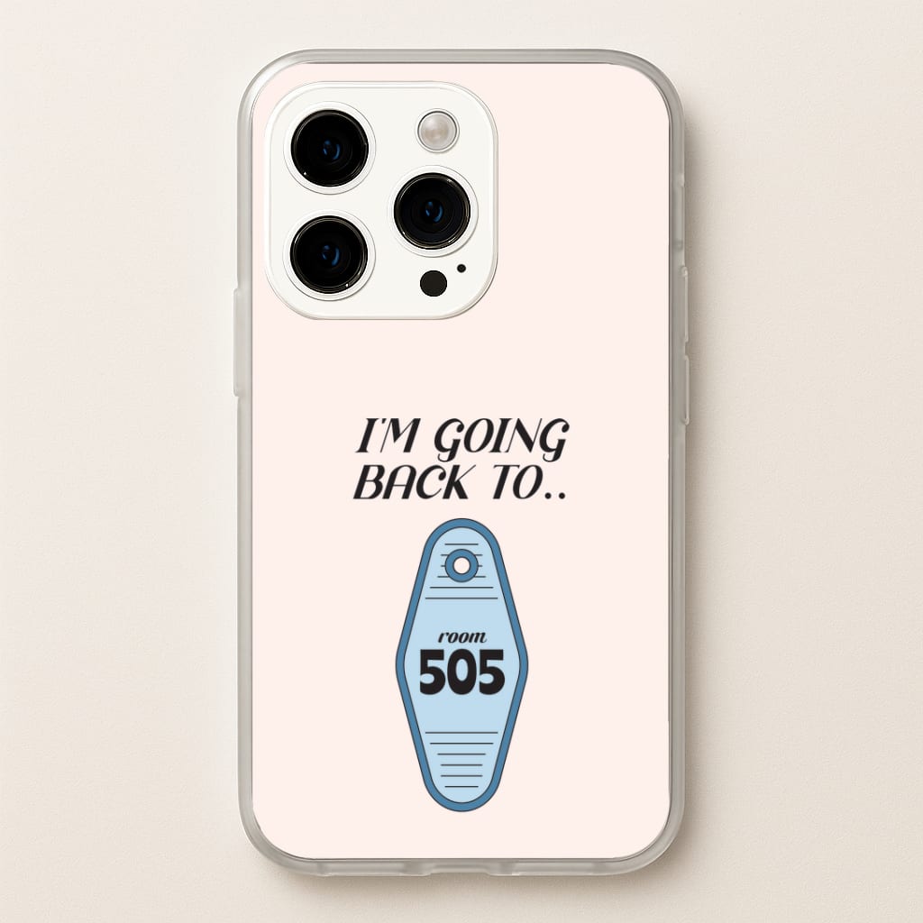 I'm Going Back To 505 Keyring iPhone 14 Pro Case