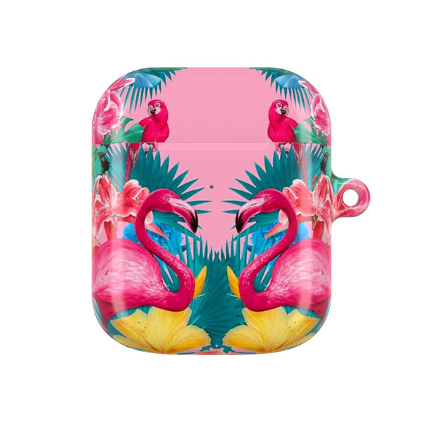 Flamingo and Tropical garden AirPods case — AirPods 1
