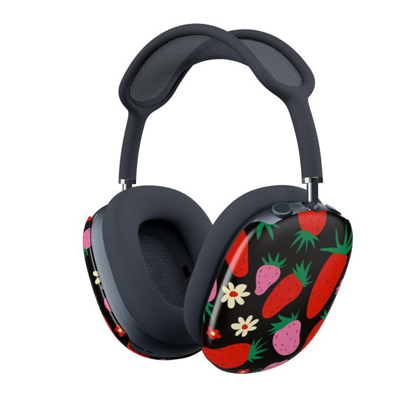 Abstract Strawberries Pattern AirPods Max Case