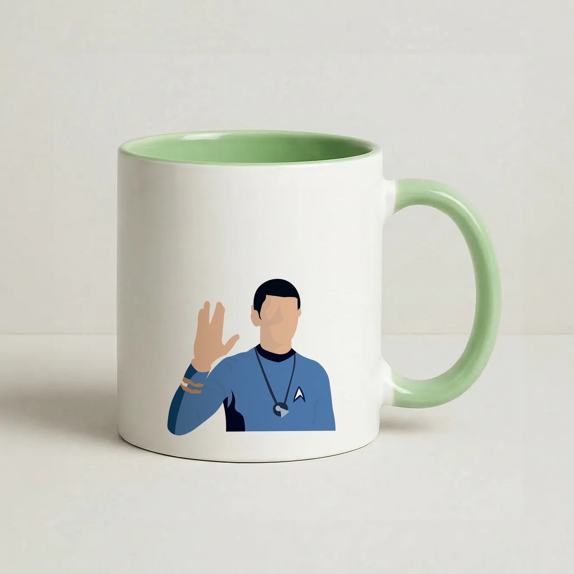 Spock Coffee Green Mug