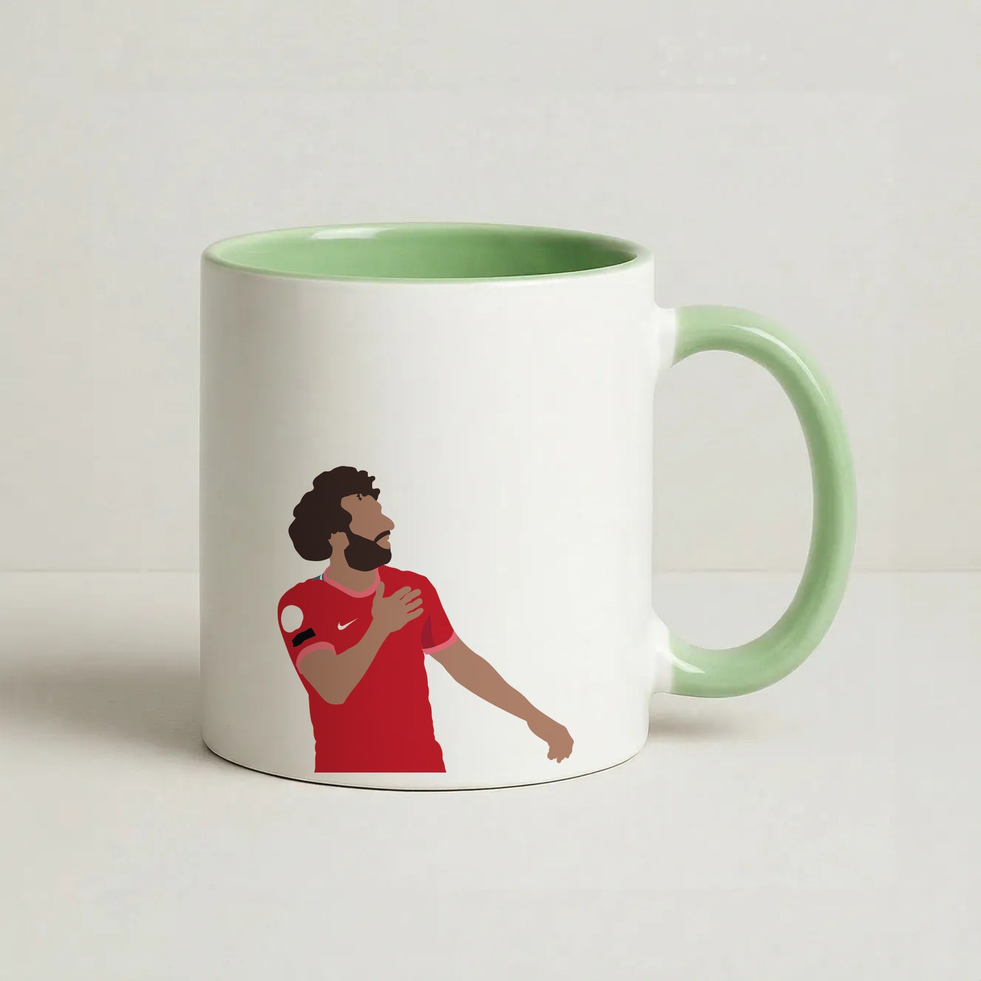 Salah - Football Coffee Green Mug
