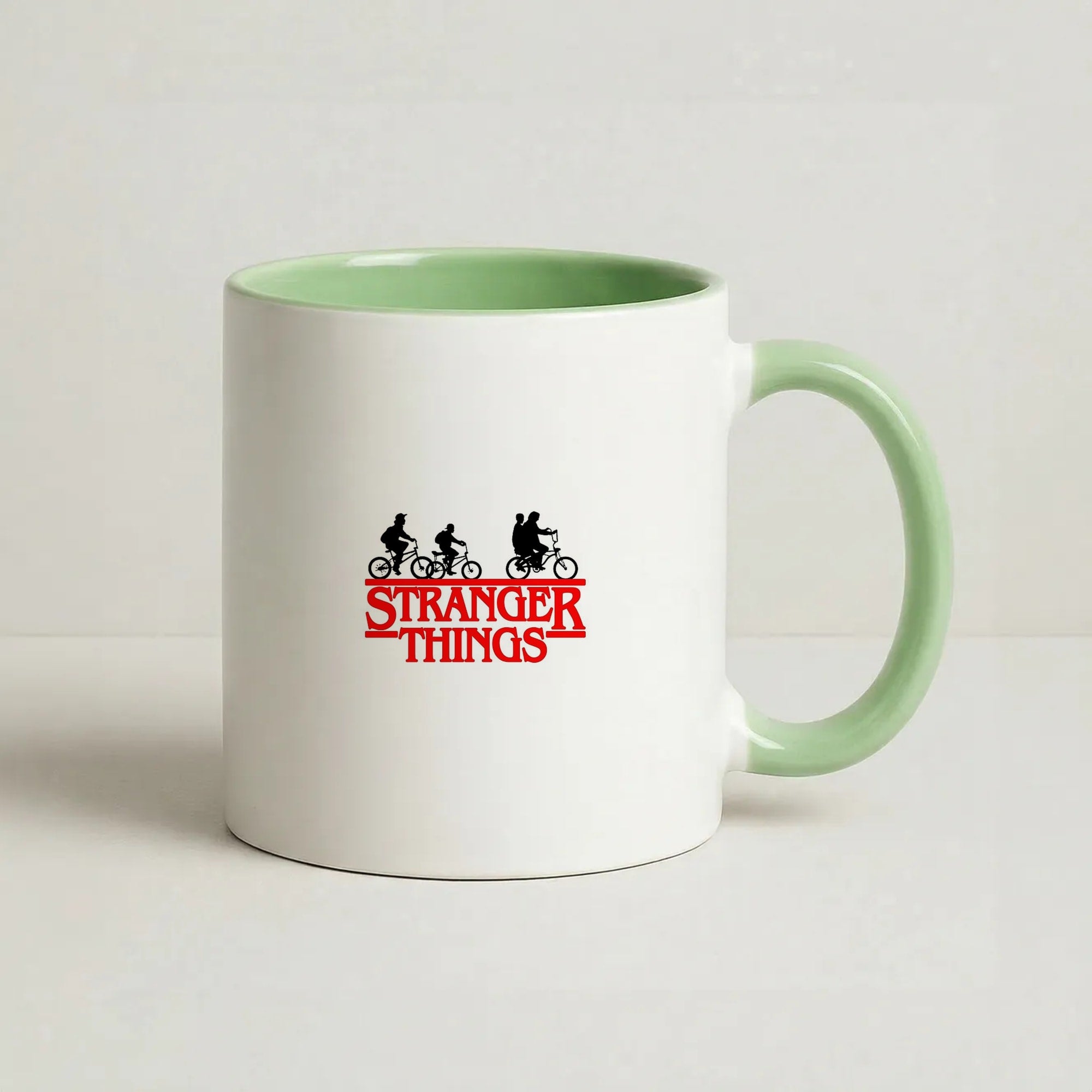 Stranger Cycling Logo Coffee Green Mug