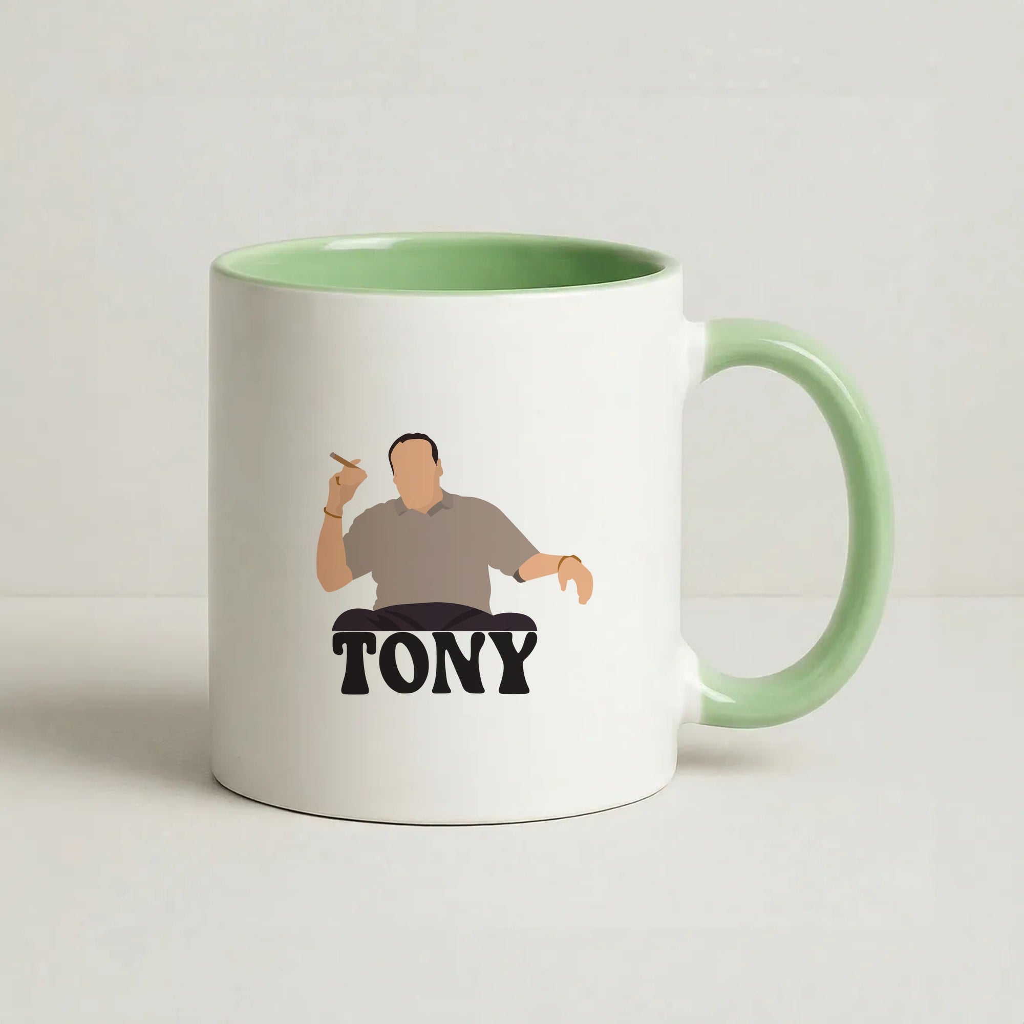 Tony Coffee Green Mug