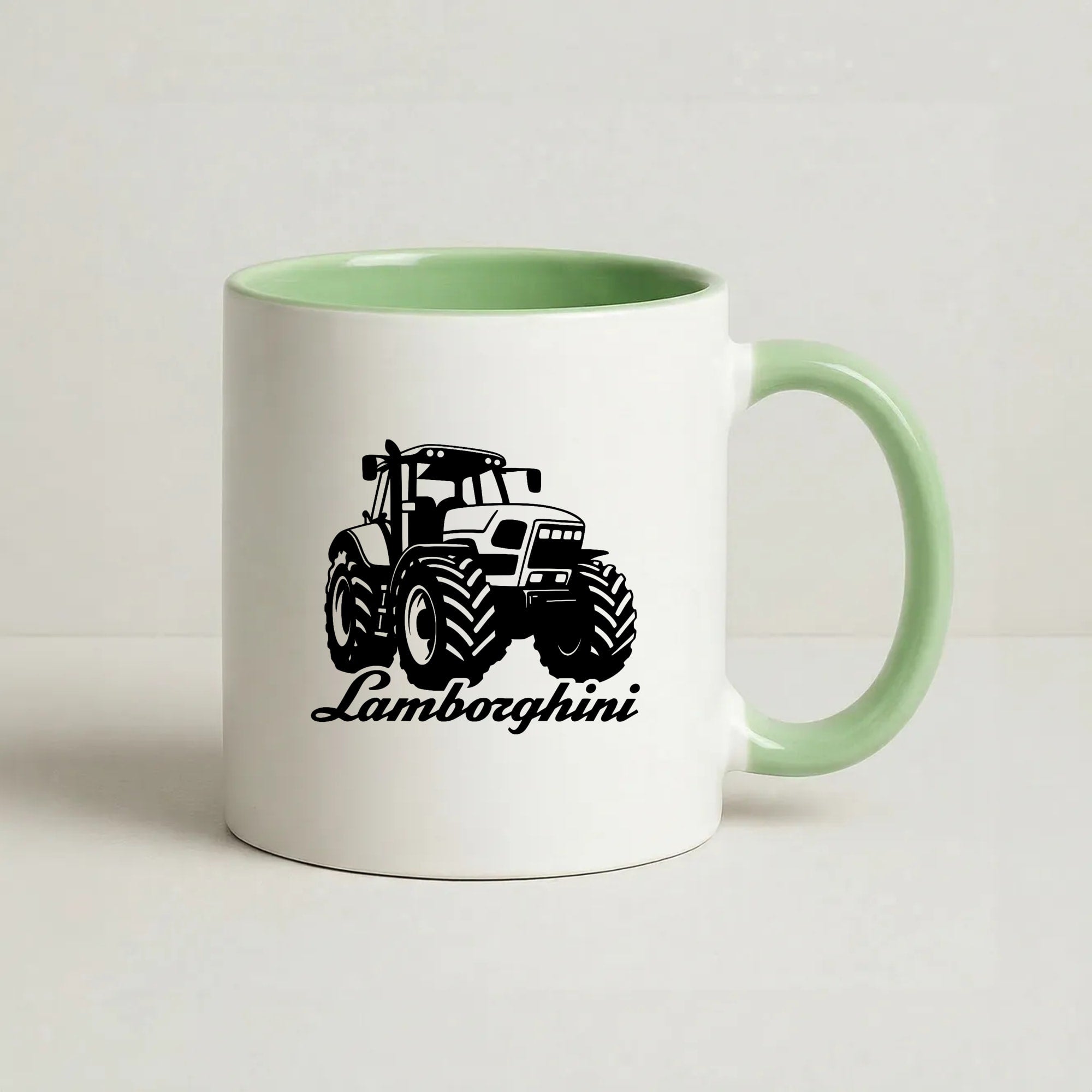 Lambo Tractor Coffee Green Mug